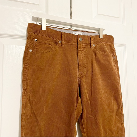 Peter Millar Superior Soft Corduroy Five-Pocket Pants Gum Sole Brown Size 33 - Picture 4 of 12